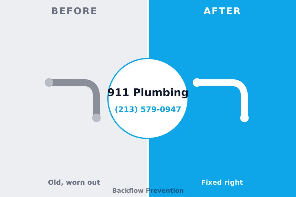 Before and after: plumbing repair Wanamassa, NJ